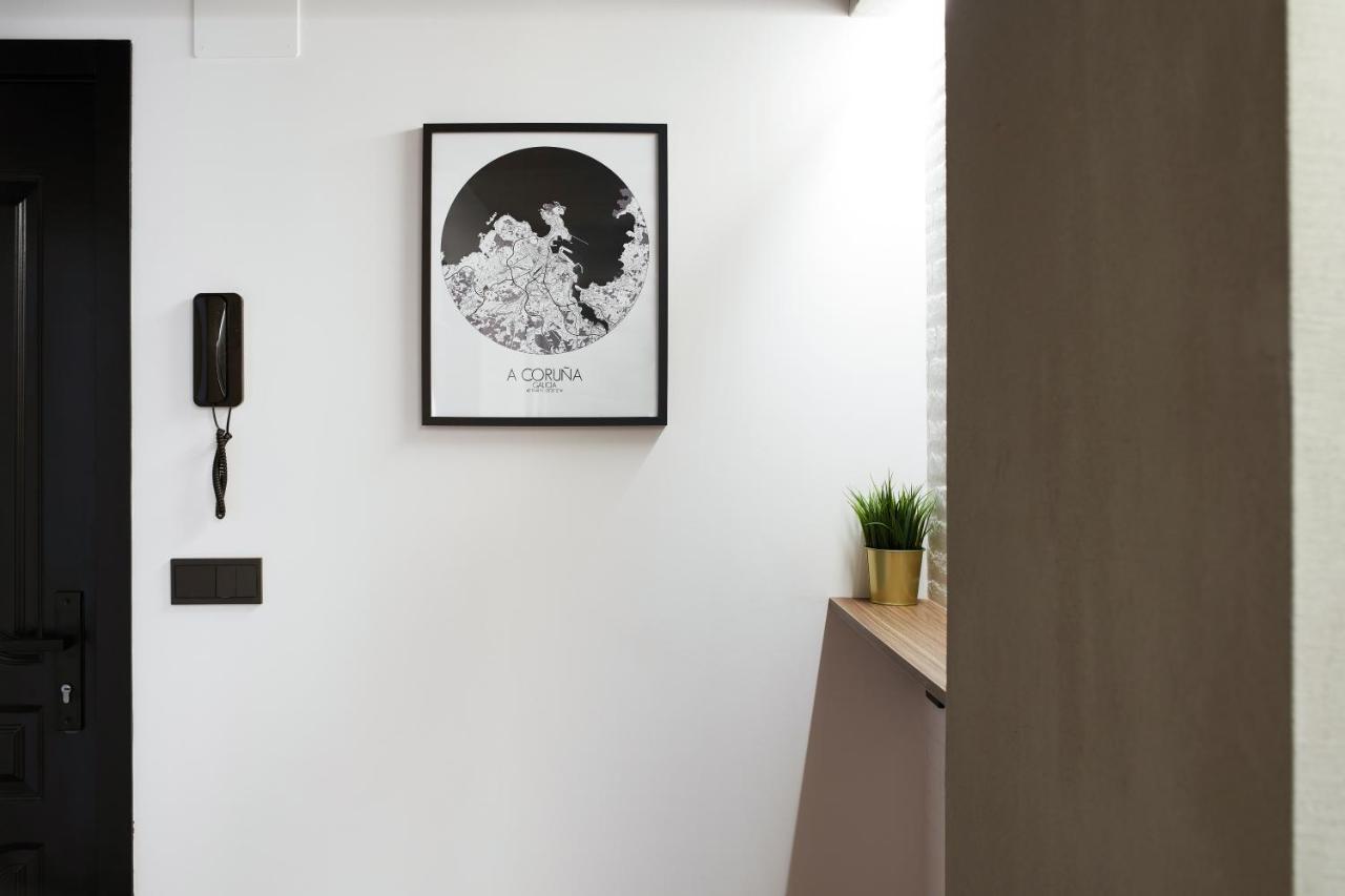 Apartamento En Pleno Centro Y A 200M De La Playa 아 코루냐 외부 사진